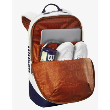 Sac à dos WILSON ROLAND GARROS SUPER TOUR Blanc...