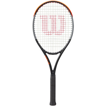 Raquette WILSON BURN 100V4.0 Noir / Orange / Gris (300 g) 16x19 2020