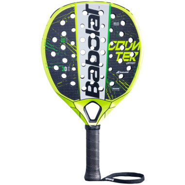 Raquette Padel BABOLAT COUNTER VERON Jaune / Noir (365 g) 2022