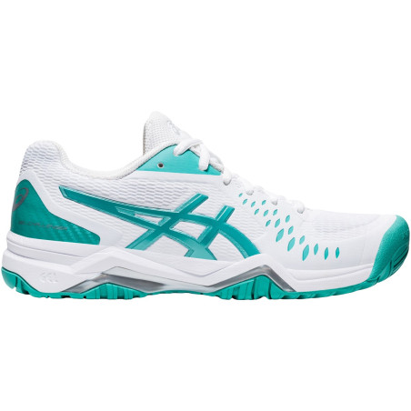 Chaussures ASICS Femme GEL-CHALLENGER 12 Toutes Surfaces Blanc / Bleu AH 2020