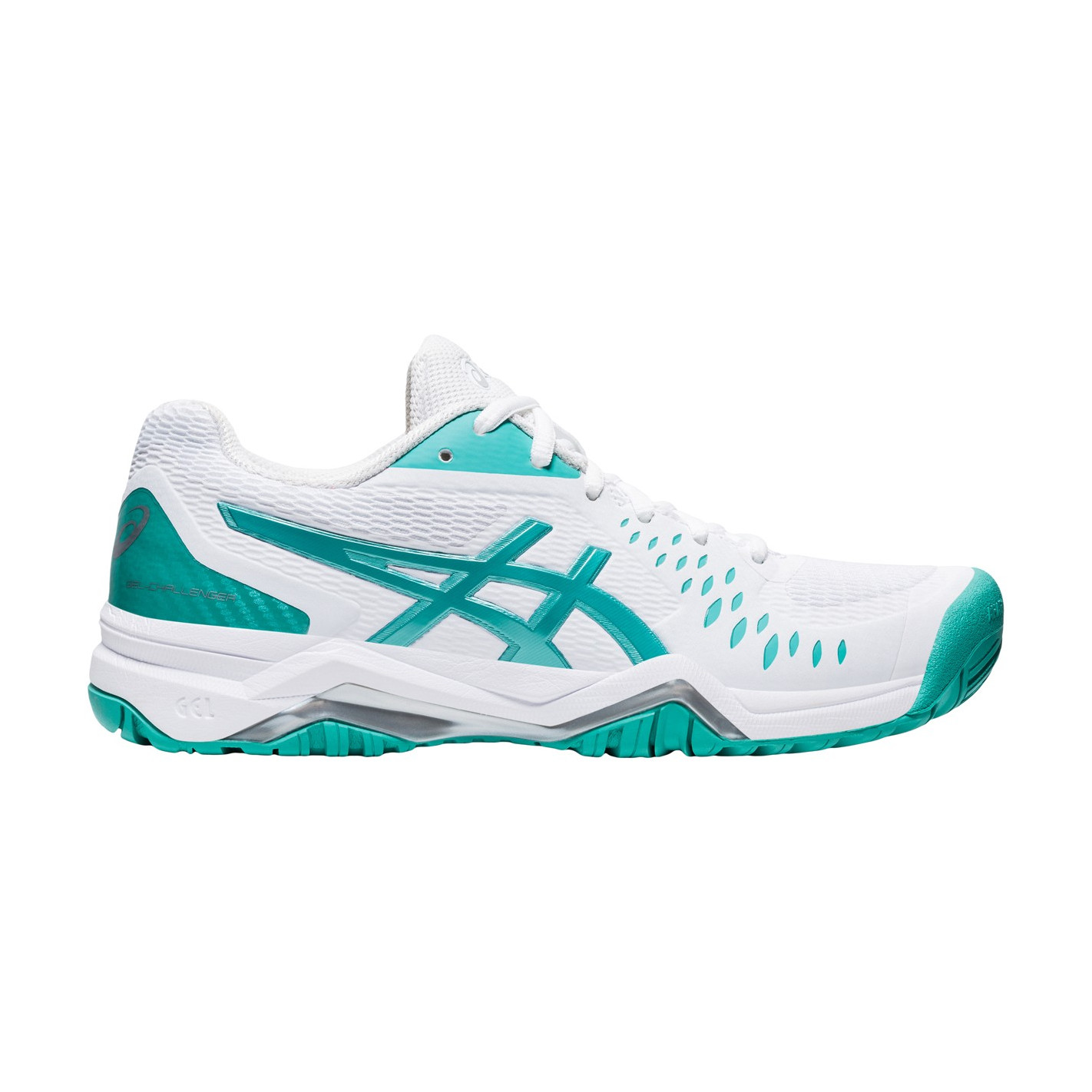 Chaussures ASICS Femme Gel Challenger 12 Blanche Bleu AH 2020