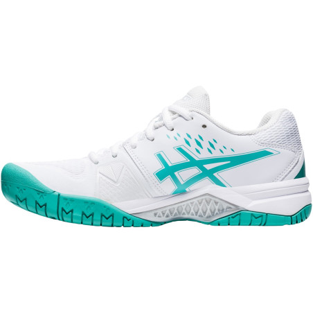 Chaussures ASICS Femme GEL-CHALLENGER 12 Toutes Surfaces Blanc / Bleu AH 2020
