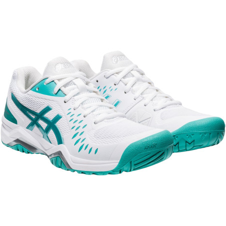 Chaussures ASICS Femme GEL-CHALLENGER 12 Toutes Surfaces Blanc / Bleu AH 2020