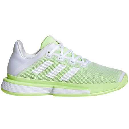 Hoogte werkgelegenheid Groet Chaussures ADIDAS Femme SoleMatch Bounce Blanc / Anis AH 2019