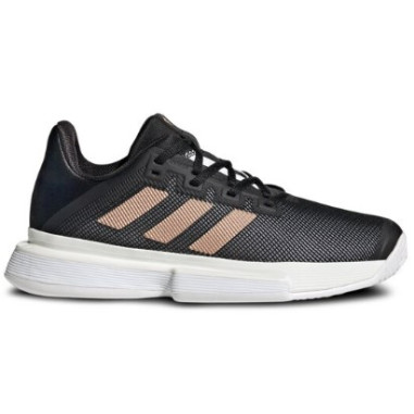 Chaussures ADIDAS Femme SoleMatch Bounce Terre Battue Noir / Or AH 2020