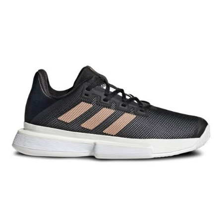 Chaussures ADIDAS Femme SoleMatch Bounce Terre Battue Noir / Or AH 2020