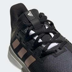 Chaussures ADIDAS Femme SoleMatch Bounce Noir / Or /... 2