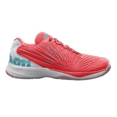 Chaussures WILSON Femme Kaos 2.0 Clay Blanc / Corail PE 2018