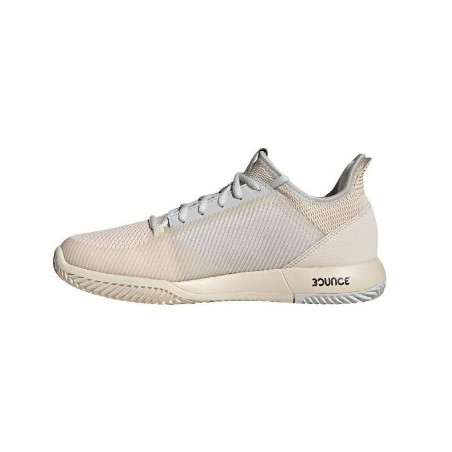 Chaussures ADIDAS Femme DEFIANT BOUNCE Terre Battue 2 Beige