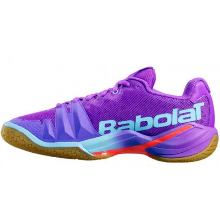 Chaussures BABOLAT Femme Shadow Tour Indoor Violette / Bleu PE 2019