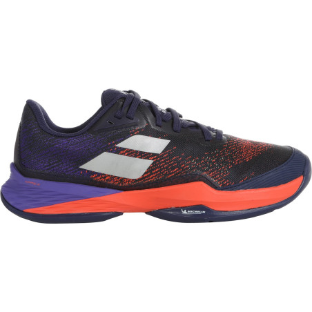 Chaussures BABOLAT Homme JET MACH 3 Toutes Surfaces Violet / Orange AH 2021