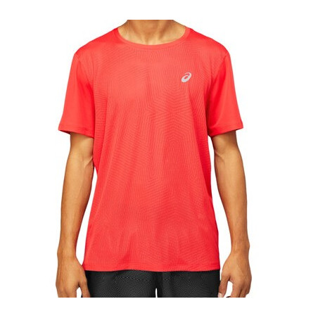 T-Shirt ASICS Homme VENTILATE SS TOP ELECTRIC Rouge