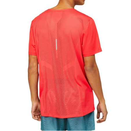 T-Shirt ASICS Homme VENTILATE SS TOP ELECTRIC RED AH 2021