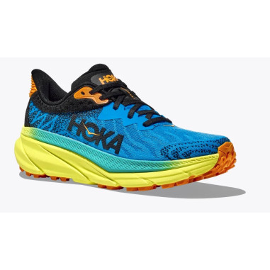 Chaussures Running HOKA Homme CHALLENGER ATR 7 Bleu / Vert / Jaune AH 2023