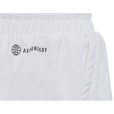 Short ADIDAS Garçon 3 BANDES CLUB Blanc PE 2023