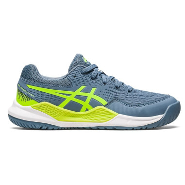 Chaussures ASICS Junior GEL-RESOLUTION 9 Toutes Surfaces Gris / Vert 2023