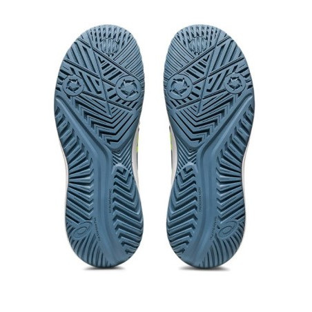 Chaussures ASICS Junior Gel-Resolution 9 GS Toutes Surfaces Gris / Vert PE 2023