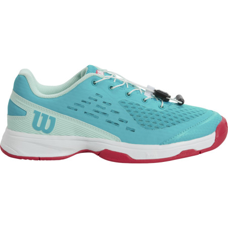 Chaussures WILSON Junior RUSH PRO 4.0 QL Toutes Surfaces Bleu / Rose 2022