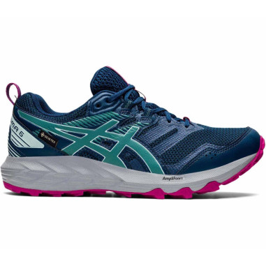 Chaussures Running ASICS Femme GEL-SONOMA 6 GTX Bleu / Gris / Rose PE 2022