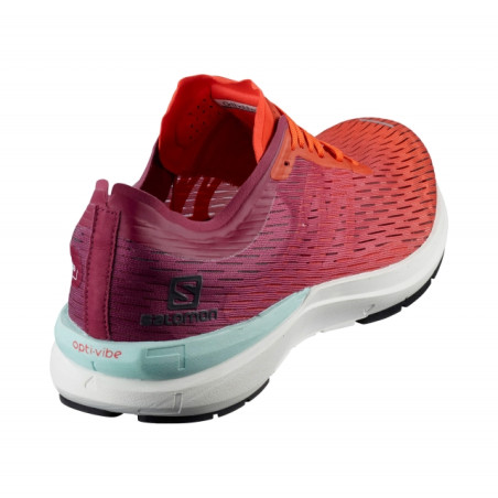 Chaussures Running SALOMON Homme SONIC 3 ACCELERATE Rouge / Blanc PE 2020