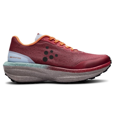 Chaussures Running CRAFT Femme ENDURANCE TRAIL Rouge / Orange PE 2023