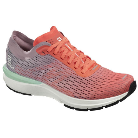 Chaussures Running SALOMON Femme SONIC 3 ACCELERATE Corail / Mauve