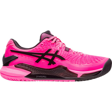 Chaussures ASICS Homme GEL-RESOLUTION 9 Toutes Surfaces Rose / Noir PE 2023