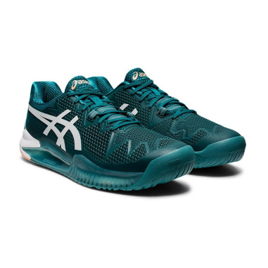 Chaussures ASICS Homme GEL RESOLUTION 8 Toutes Surfaces Vert AH 2022