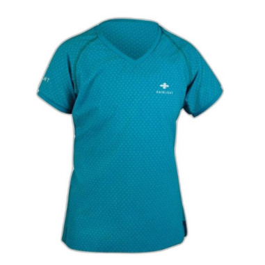 T-Shirt Running RAIDLIGHT Femme LAZER ECODRY Turquoise AH 2023
