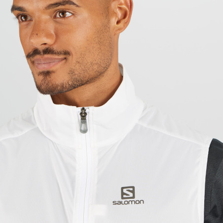 Gillet Running SALOMON Homme LIGHT  Blanche / Grise  AH 2021