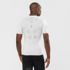 T-Shirt Running SALOMON Homme S/LAB SENSE Tee Noir/ Blanc... 2