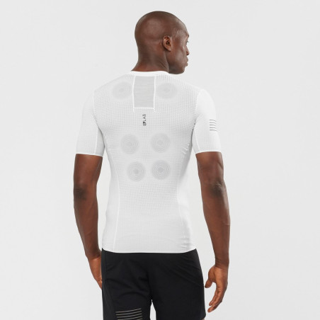 T-Shirt Running SALOMON Homme S/LAB NSO Blanc / Noir