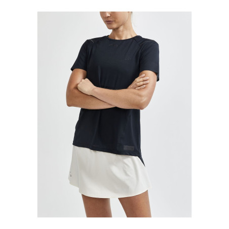 T-Shirt Running CRAFT Femme PRO HYPERVENT Noir AH 2021