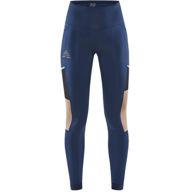 Pantalon Running CRAFT Femme PRO TRAIL Bleu / Marron AH 2022