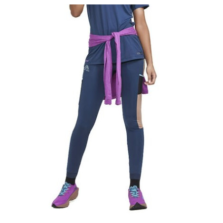 Pantalon Running CRAFT Femme PRO TRAIL Bleu / Marron AH 2022
