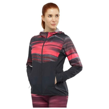 Veste Running SALOMON Femme AGILE FZ HOODIE...
