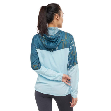 Veste Running SALOMON Femme AGILE FZ Hoodie W...