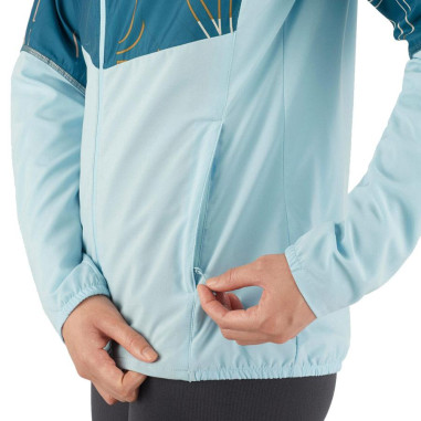 Veste Running SALOMON Femme AGILE FZ Hoodie W...