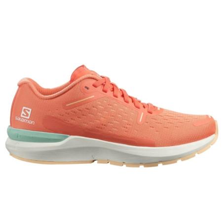 Chaussures Running SALOMON Femme SONIC 4 BALANCE Corail / Blanche