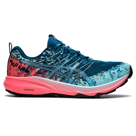Chaussures Running ASICS Femme FUJI LITE 2 Bleu / Rose AH 2021