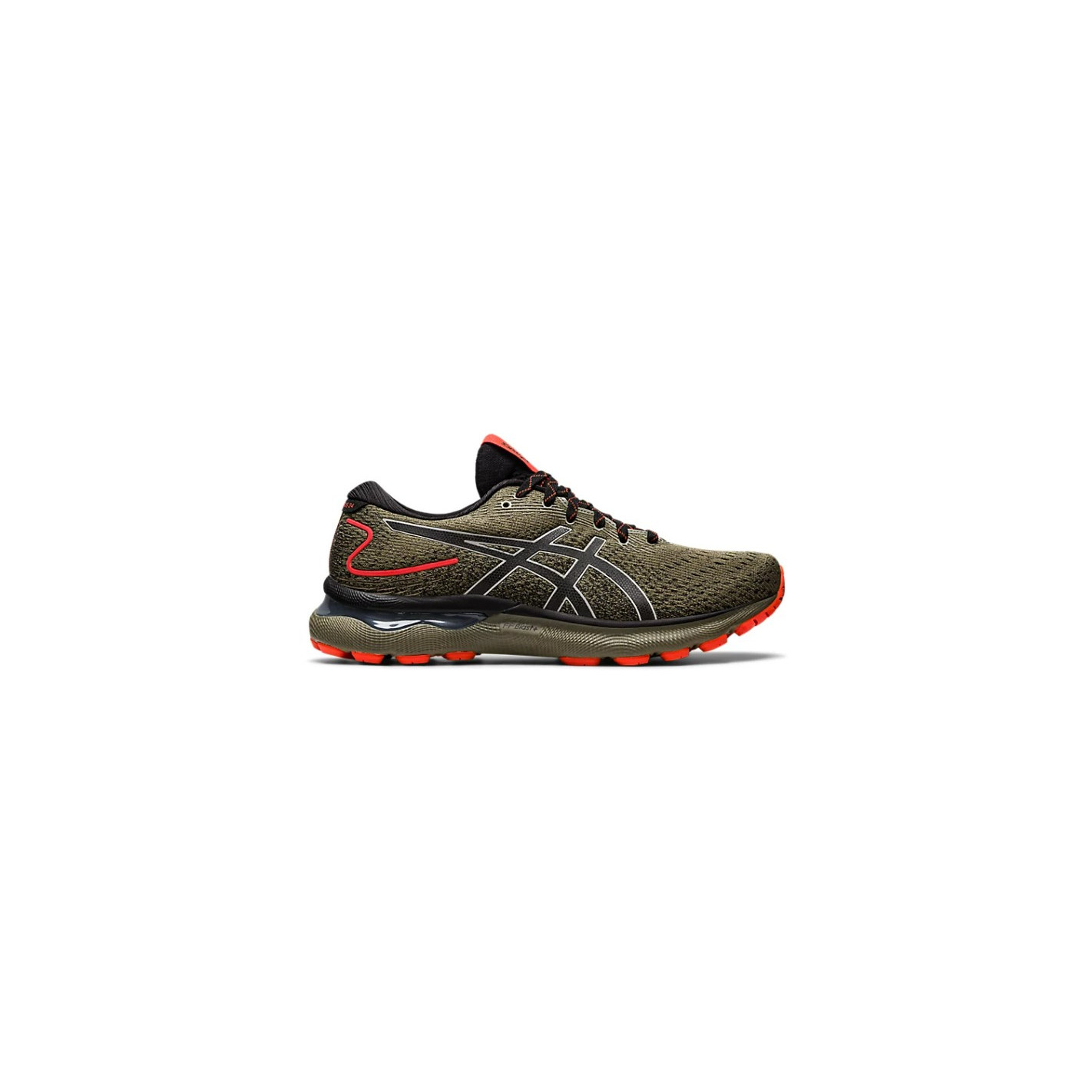 Chaussures Running ASICS Femme GEL NIMBUS 24 TR Kaki Orange AH 2022