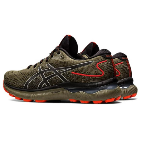 Chaussures Running ASICS Femme GEL NIMBUS 24 TR Kaki Orange AH 2022