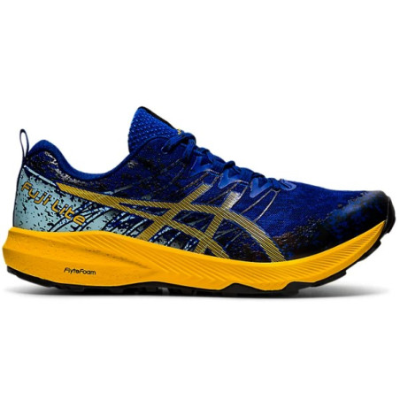 Chaussures Running ASICS Homme FUJI LITE 2  Bleu / Orange AH 2021