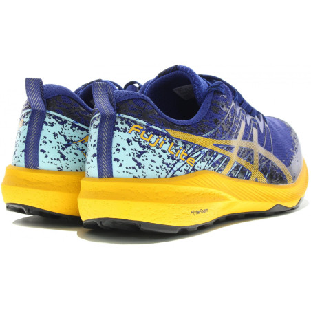 Chaussures Running ASICS Homme FUJI LITE 2  Bleu / Orange AH 2021