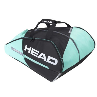 Sac de Tennis HEAD TOUR TEAM 9R Noir / Vert PE 2022