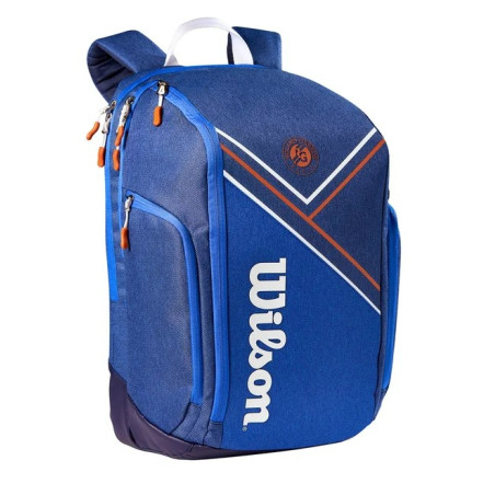 Sac à dos WILSON ROLAND GARROS SUPER TOUR Bleu / Marron 2022