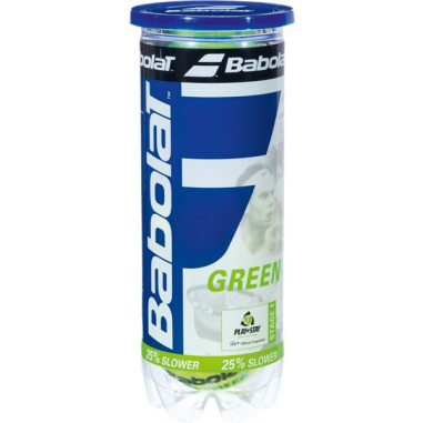 Tube de 3 balles Intermédiaires BABOLAT Babol Green