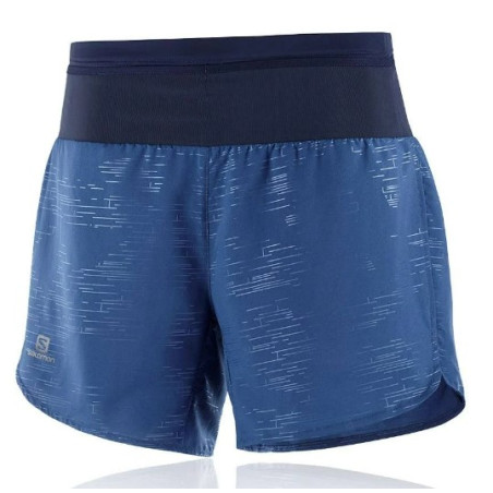 Short Running SALOMON Femme XA Short W Bleu / Noir PE 2020