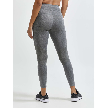 Collant Running CRAFT Femme  ADV ESSENCE CAPRI Gris AH 2021
