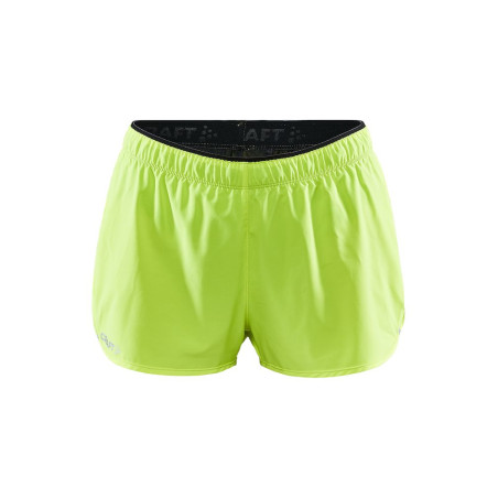 Short Running CRAFT Femme ADV ESSENCE Jaune Fluo PE 2020